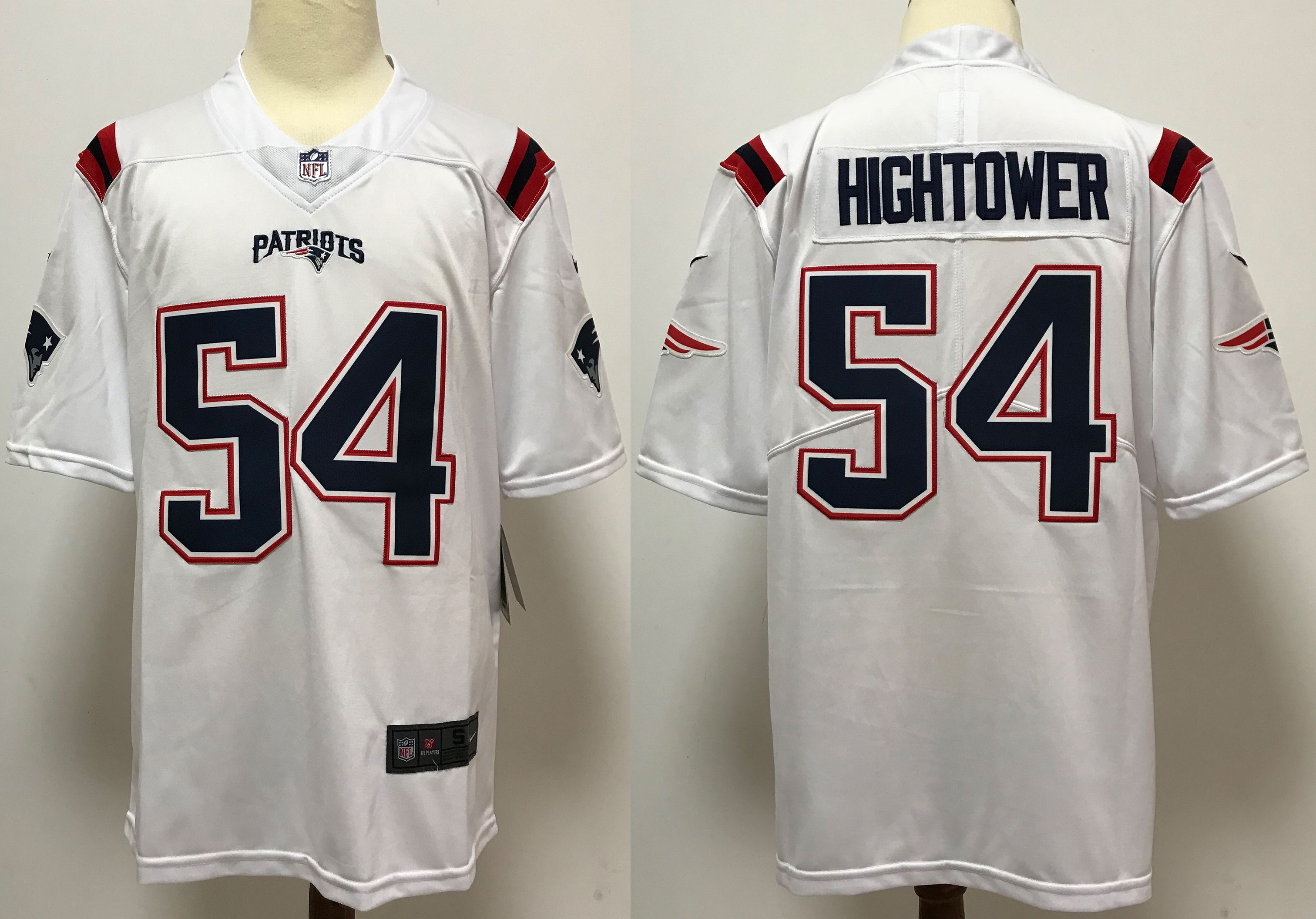 Men New England Patriots #54 Hightower White Nike Vapor Untouchable Stitched Limited NFL Jerseys
